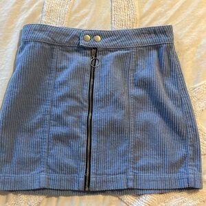 Pacsun blue corduroy skirt
